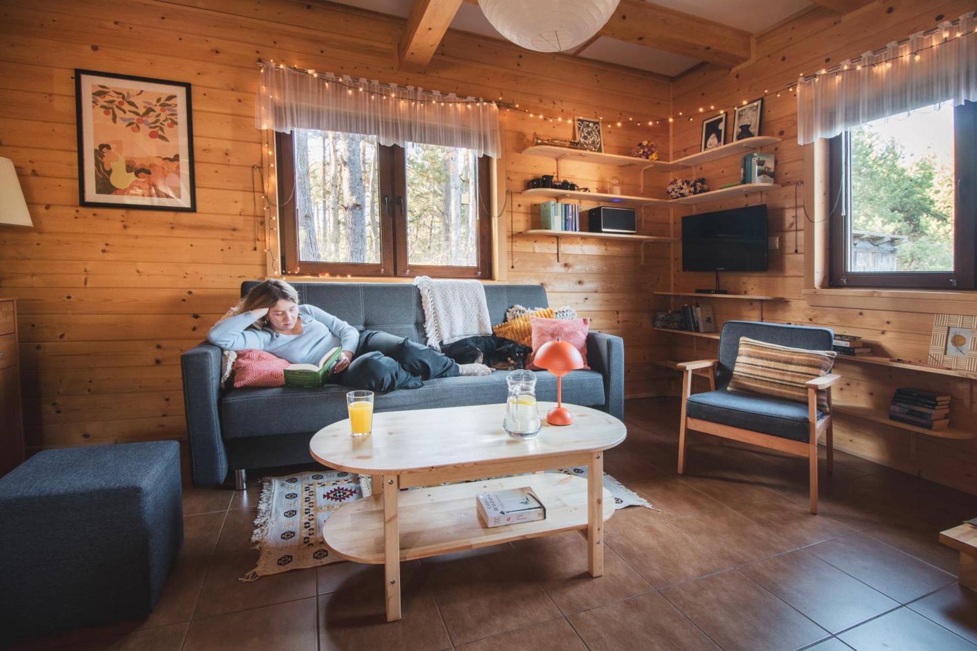 Villa Lesna 21 Dom Polnoc Przy Zalew Siemianowka Luka Esterno foto